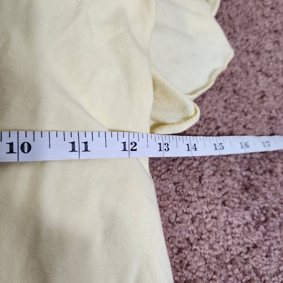 Free People Intimately Matilda Ruffle Bodysuit In Pale Yellow NWOT Size Medium - Picture 9 of 10